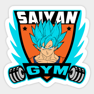 Anime Gym blue version Sticker